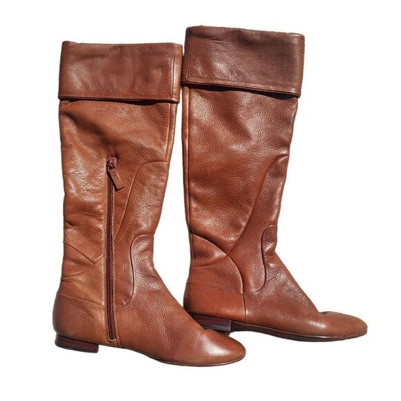 ROSEGOLD knee high brown boots size 37 - Picture 1 of 6